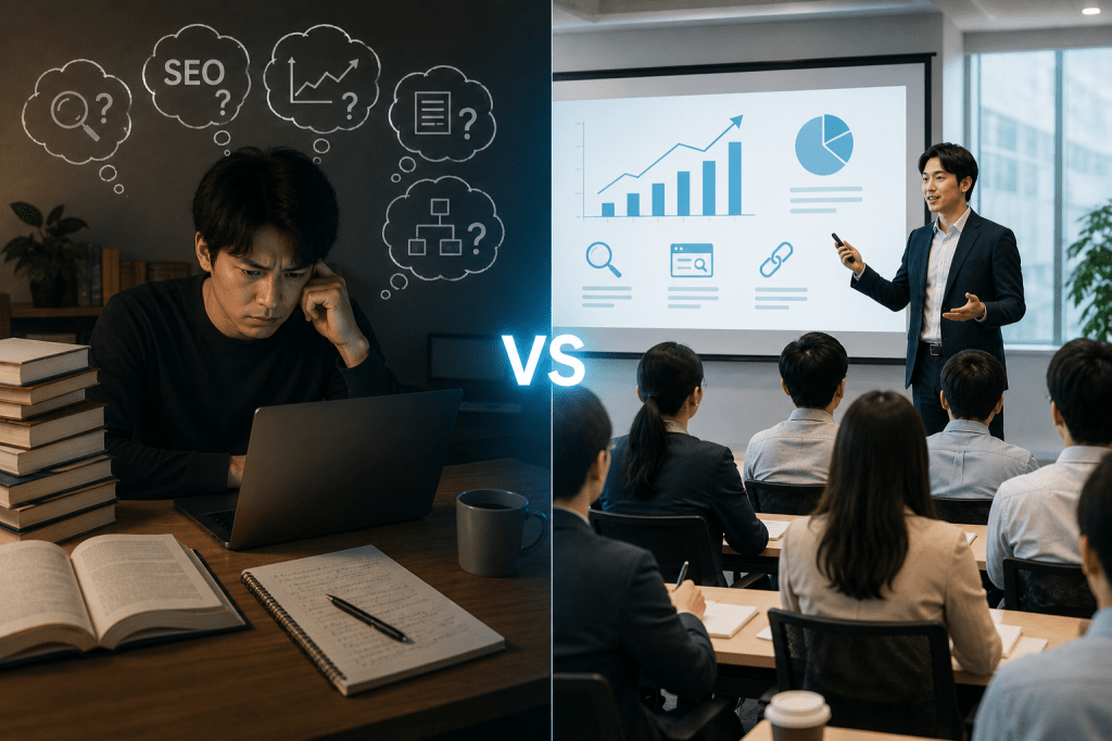 SEO対策セミナーに参加すべき理由——独学との決定的な違い