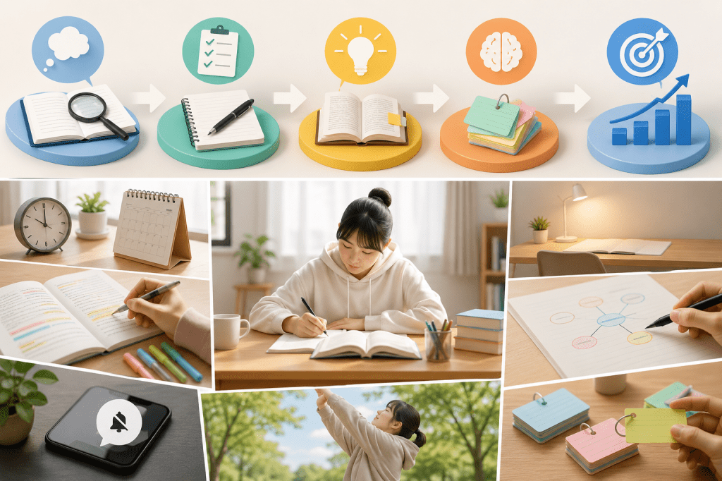 効率的な学習ステップと勉強のコツ